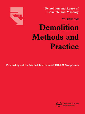 cover image of Demolition Methods and Practice V1